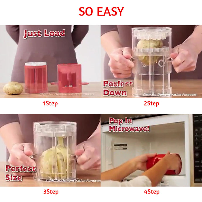 Potatoes French Fries Maker Potato Slicers Container